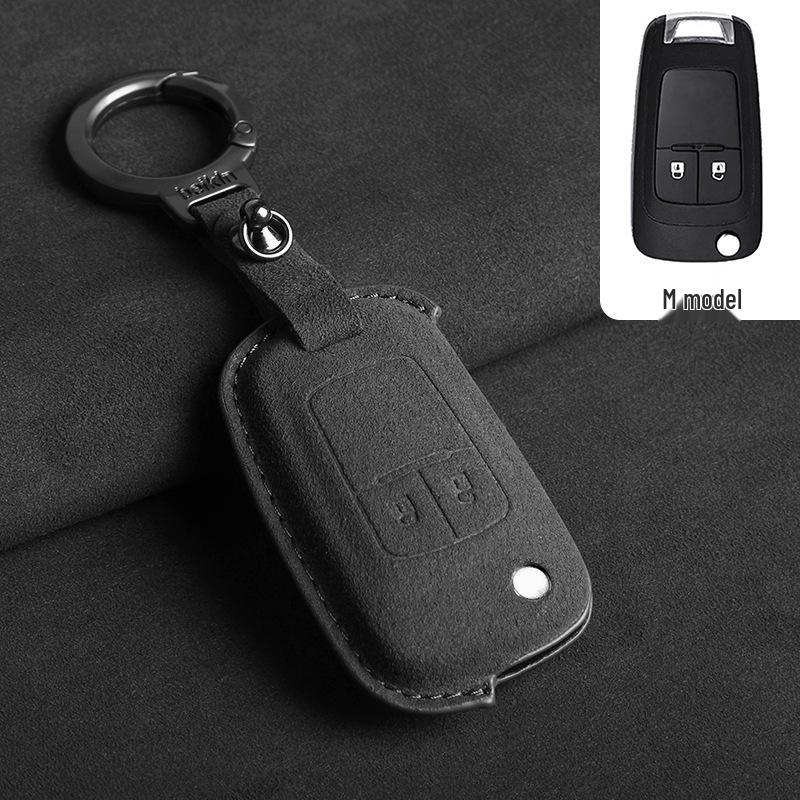 Chevrolet Key Cover: 3D Suede Protection for Cavalier, Malibu, Cruze, Trax, Monza, Sail