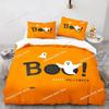Top Halloween Boo Cartoon Bedding Set Printed Single Comforter Quilt Bed Cover Duvet Cover Pillow Case 3 Pieces Kids Adult Size