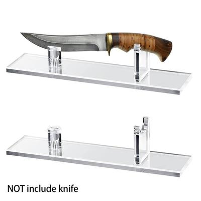 Knives Display Holder Knives Display With Support Frame Knives Collection Display Acrylic Knives Desk Display Stand For Hunting