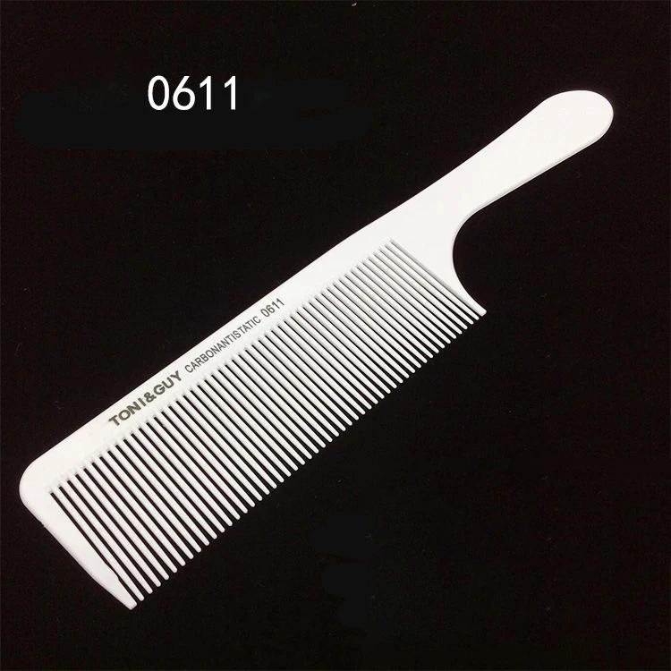 Skull Graffiti Fine Cutting Comb Antistatic Wide Tooth Clipper Comb Barber Flat Top Hairdressing Comb Curly Hair Salon Tools