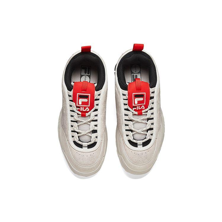 Fila Fusion Disruptor 2 Thick Sole Sports Low Top Dad Shoes Women Sneaker Silver T12W943702FWS