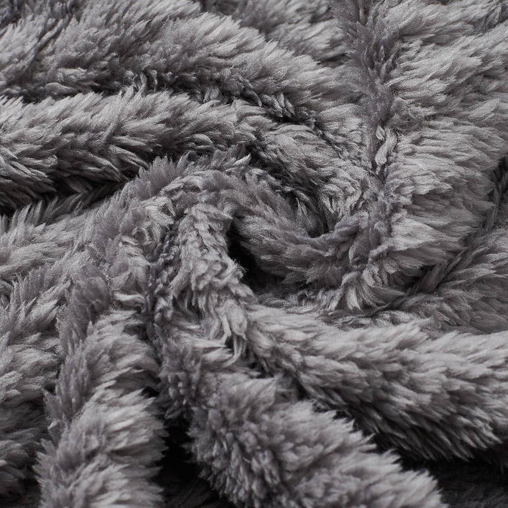 New plush pocket warm shawl autumn and winter flannel nap air conditioner blanket cape bath towel soft