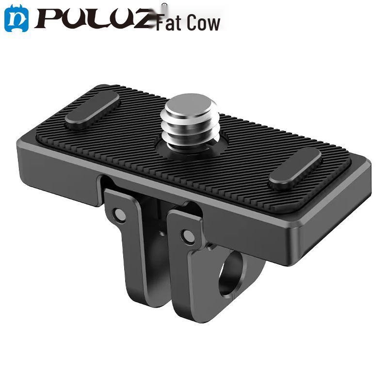 PULUZ Insta360 X4 Quick Release Adapter Mount, 1/4  Panoramic Action Camera Adapter