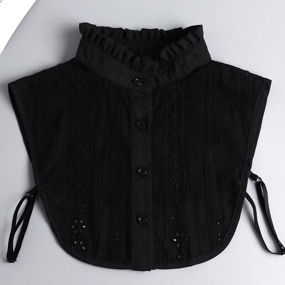 Fashion Jacquard Fake Collar Detachable Pure Cotton Neckline False Collar Women