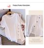 Plus Size Loose-Fit Mid-Length Short-Sleeve Round Neck T-Shirt for Women (Sizes 200/300/350 jin) 7163