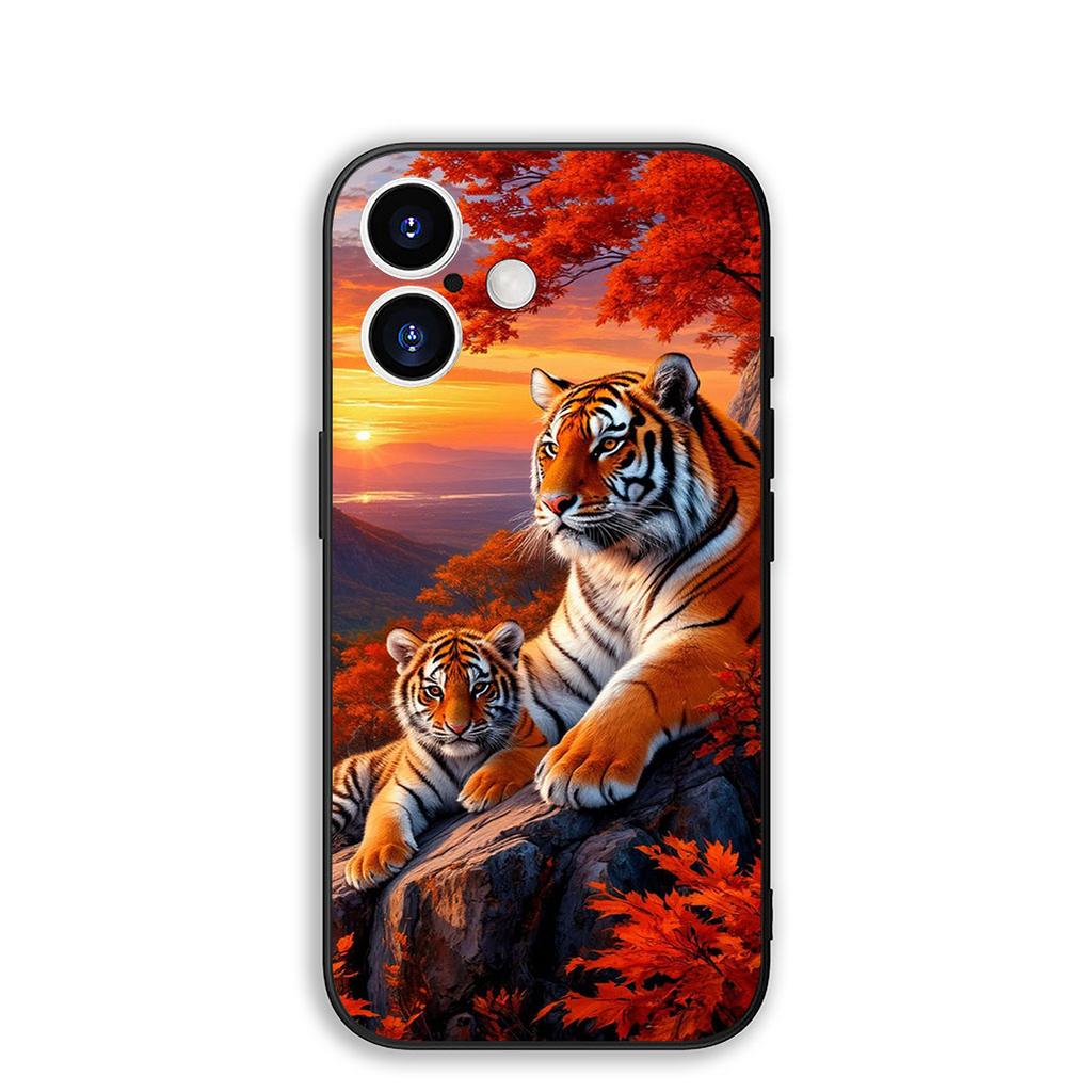 Cover for Xiaomi Redmi Note 13 A3 14 Pro Plus 9T 14C 13C 13X 9C NFC + Pro+ 5G 4G Protective Phone Case Tiger Stalking Wolf Art
