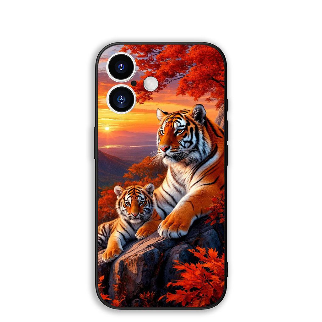 

Cover for Xiaomi Redmi 15 15C 14C 8A A4 A5 Note 8 7 14 Pro + 8T 14S Protective Phone Case Tiger Stalking Wolf Art Redmi Note 8