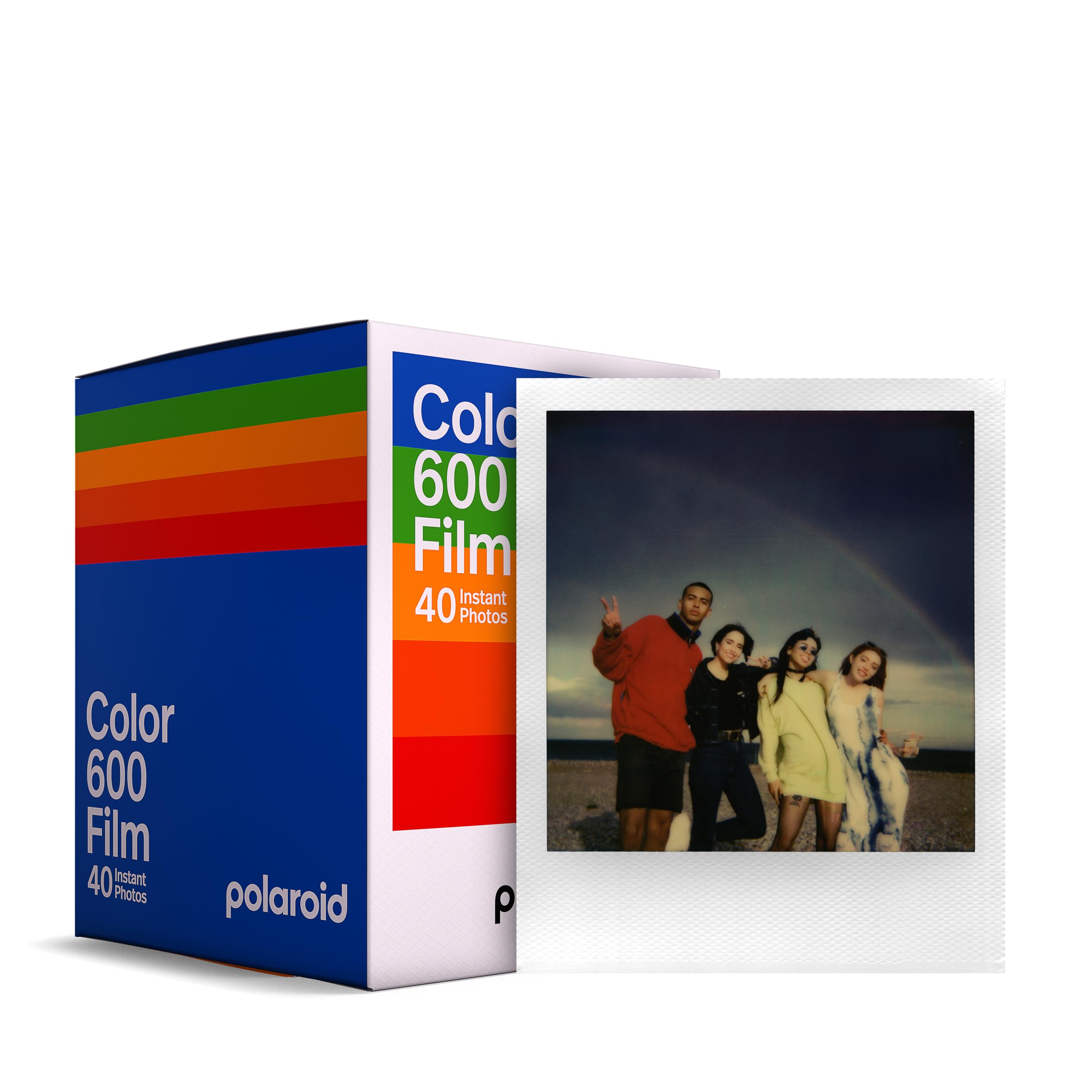 

Polaroid Instant Color Film for Film 40 White Frame Film, 600-x40 Pack, Sheets, (6013) білий