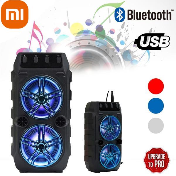 

Xiaomi 2023 New Upgrade Bluetooth Speaker Portable Big Power Wireless Stereo Subwoofer Heavy Bass Party Speakers Support FM Radio TF AUX USB
