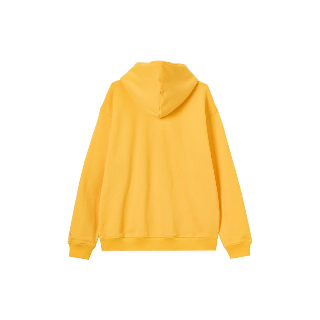 Jordan Wordmark Sweatshirts Men's Yellow Hooded Moderate Regular FJ1967-739