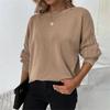 Winter Women's Oversized Long Sleeve Sweater Casual Crewneck Tunic Pullover Jumper Knit Tops