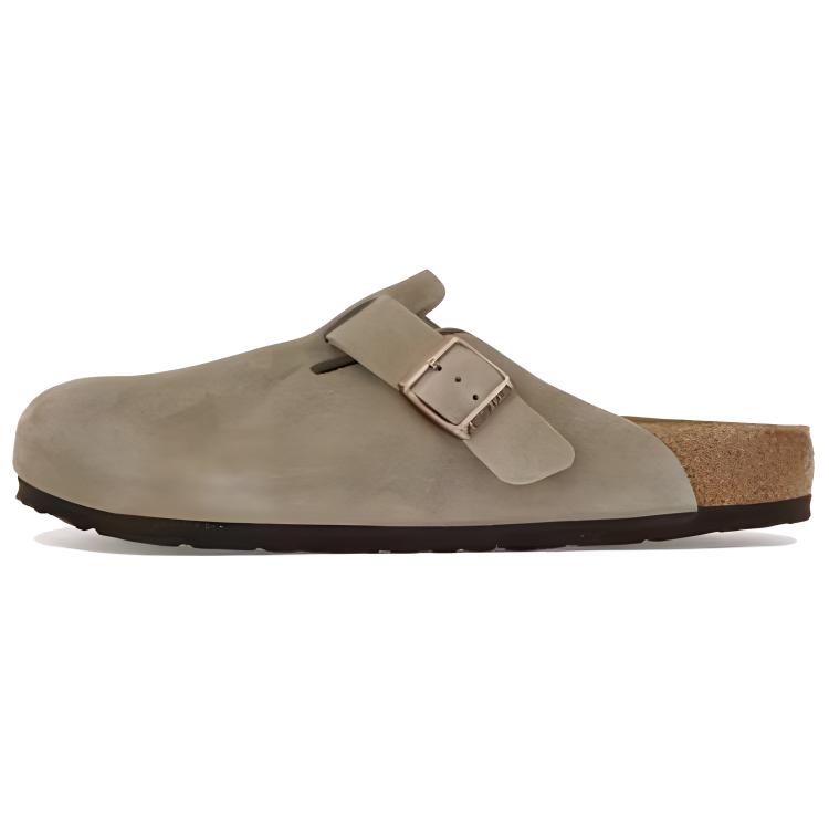 Boston Birkenstock Suede Leather Taupe 0060461 EU 41