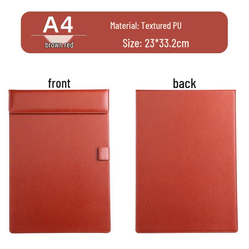 A4 Business Leather Clipboard with Magnetic Closure and Logo Print Option 1980₽