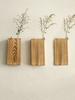 Rustikale Holz-Wandvasen im Bauernhaus-Stil Dekorative Wandhänger-Blumenhalter für Sukkulenten Kunstpflanzen Vasen
