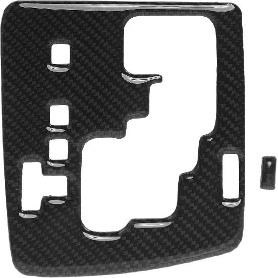 

ABS Gear Shift Knob Button Cover for Mazda 3 Axela 2010-2013 Console Gear Panel Control Decal Trim Sticker Interior Accessories Carbon Fiber Black углеродного волокна черного