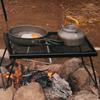 Lagerfeuer Grillrost Klappbar Lagerfeuer Kochgestell Faltbar Über Feuer Lager Grill Robust für Outdoor BBQ Camping