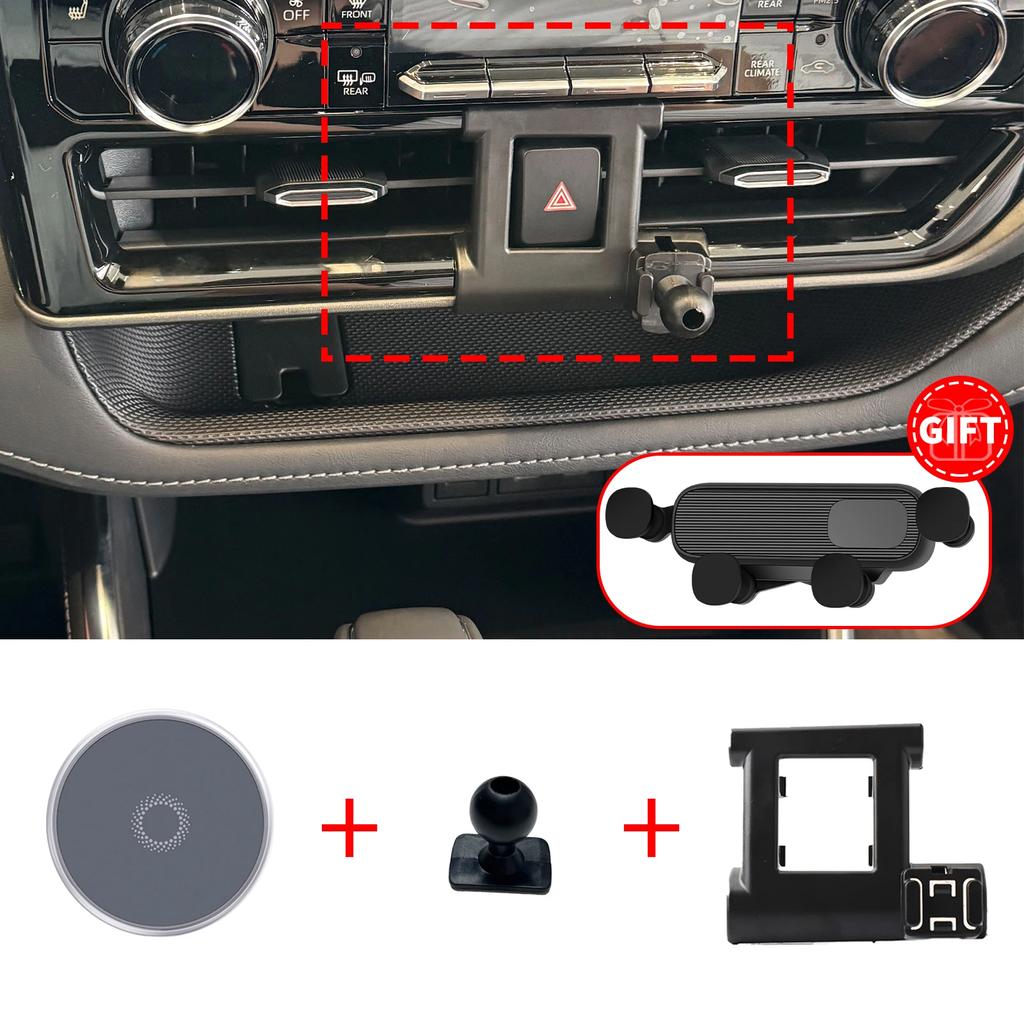 Passend für Toyota Highlander XU70 2020 2025 2025 2025 2025 Navigations-Handyhalterung Maßgeschneidertes Autozubehör