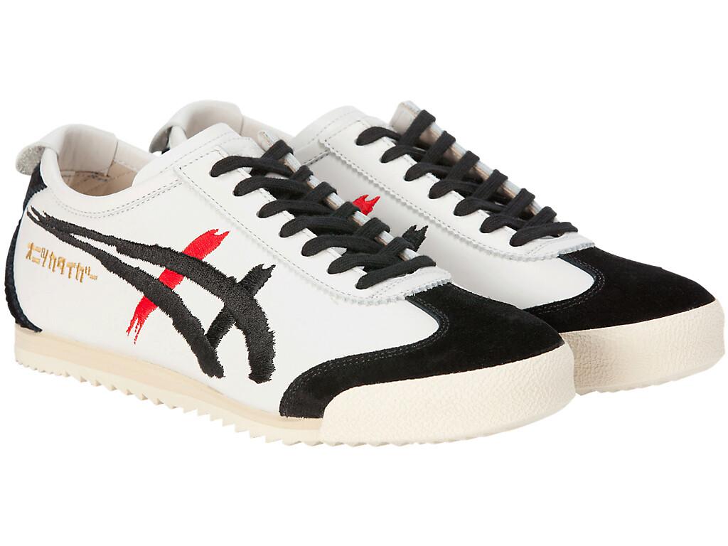 1182A188-101 Onitsuka Tiger NIPPON MADE Mexico 66 Deluxe White Black (Women's)