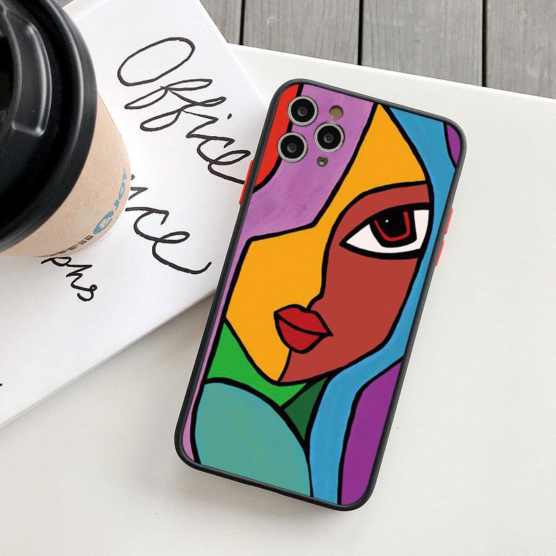 Picasso Abstract Art Painting Phone Case For iPhone 15 11 12 13 14 Pro MAX Mini 17 16 Pro Max Plus Shockproof Back Cover Fundas