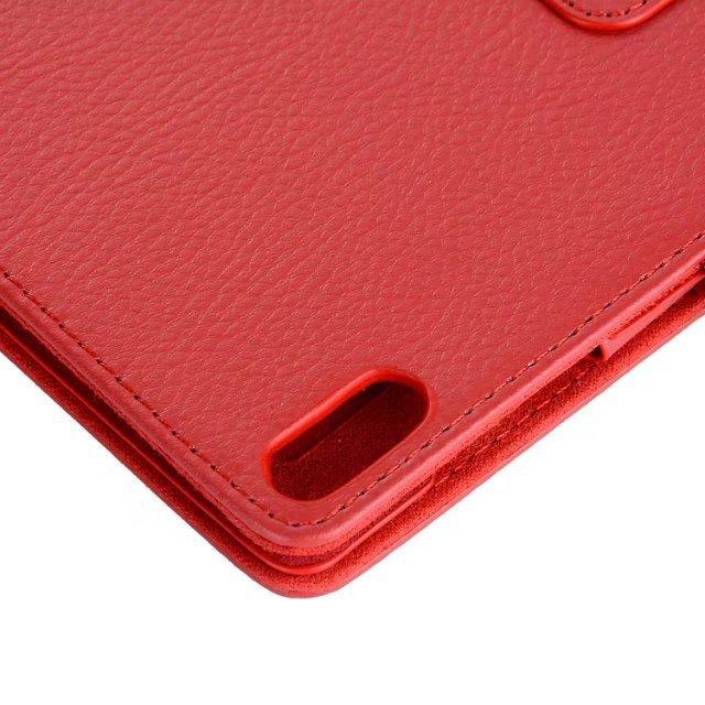 Applicable Lenovo TabE10/M10/P10 protective case, fashionable lychee pattern two-fold flip bracket, flat leather case