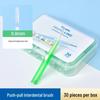 Medical Clean I-Type Interdental Brush: Soft, Telescopic Bristles for Orthodontic & Periodontal Care, 30-Piece Box