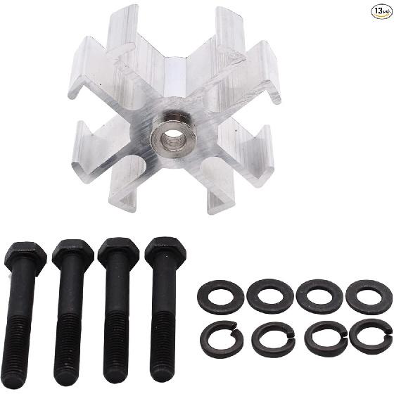 1 SET Fan Spacer Aluminum Mechanical 1  Tall Radiator Fan Spacer Kit Fits for Mo