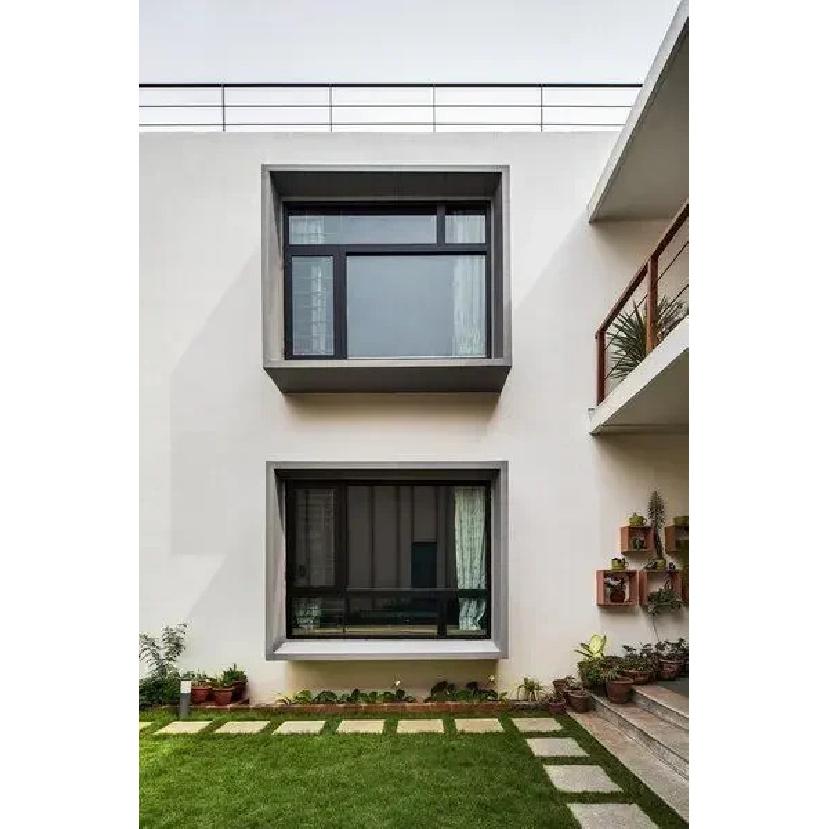 DN Aluminium Sliding Window 2.0mm Thermal Break Structure Slide Window Smoothly Metal Frame Soundproof Window for House