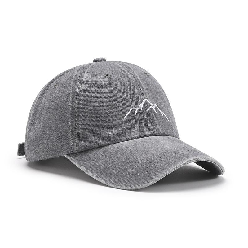 Baseball Cap for Men Women Soft Washed Cotton Mountain Range Embroidery Dad Hats Fashion Outdoor Sports Golf Caps Dropshipping