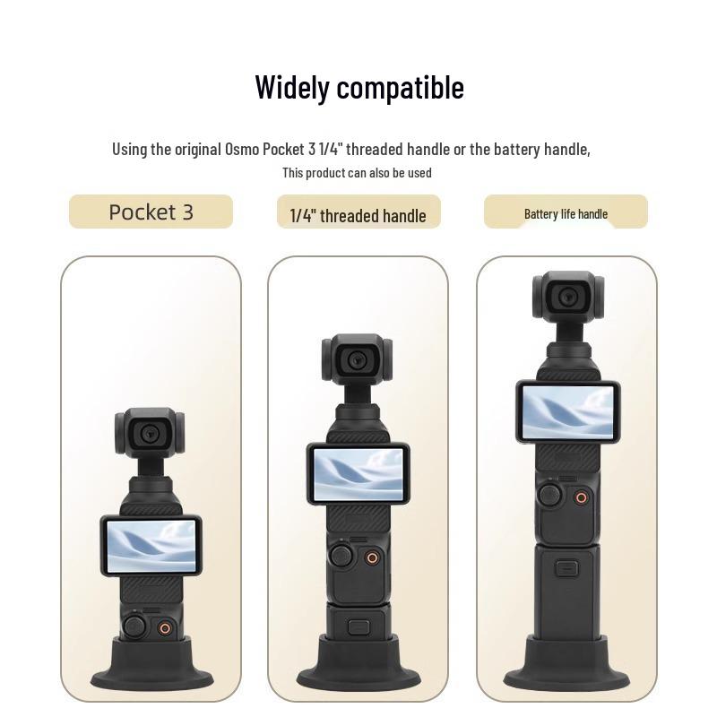 Anti-Slip Silicone Base for DJI Osmo Pocket 3 Camera Accessories
