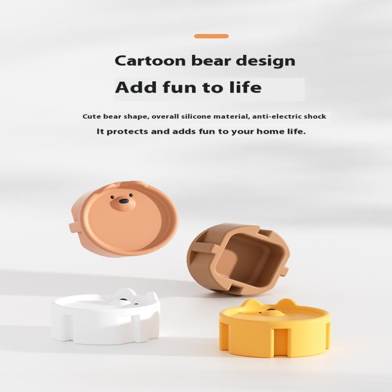 Protecție de Siguranță Electrică pentru Bebeluș Copil din Silicon, Protecție Anti Șoc Electric, Protecție pentru Prize, Standard European