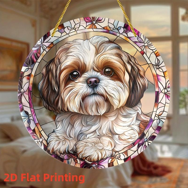 2D Flat Acrylic Cedar Decoration, No Need for Batteries/electricity, Unique Indoor/outdoor Decoration, Multi-purpose Traditional Style,