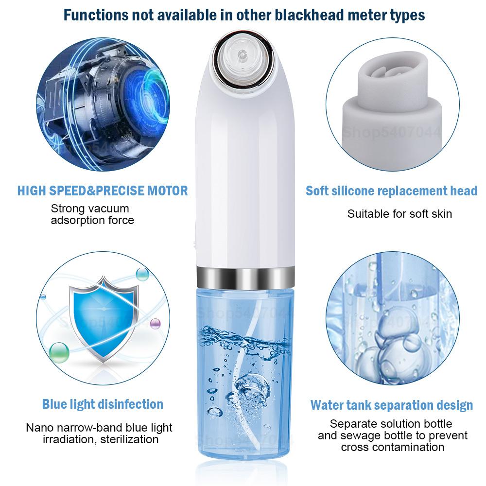 New Professional Electric Smart Home Use Beauty Device Blackhead Remover High Quality Water Blackhead Remover