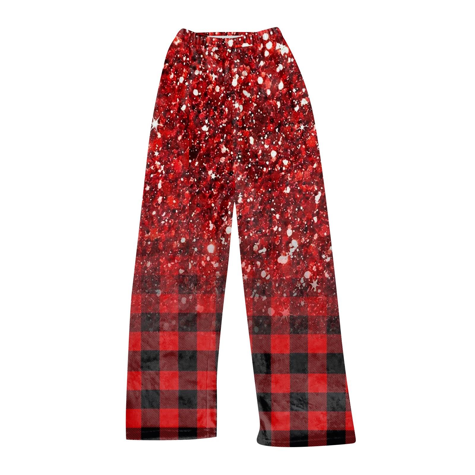 

Женские зимние брюки, длинные брюки, принтованные брюки S винный