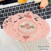 Ins Lace Table Cloth Decoration Tablecloth Embroidery Cup Pad Coaster Aesthetic Lace Cloth Tabletop Decoration Home Decor