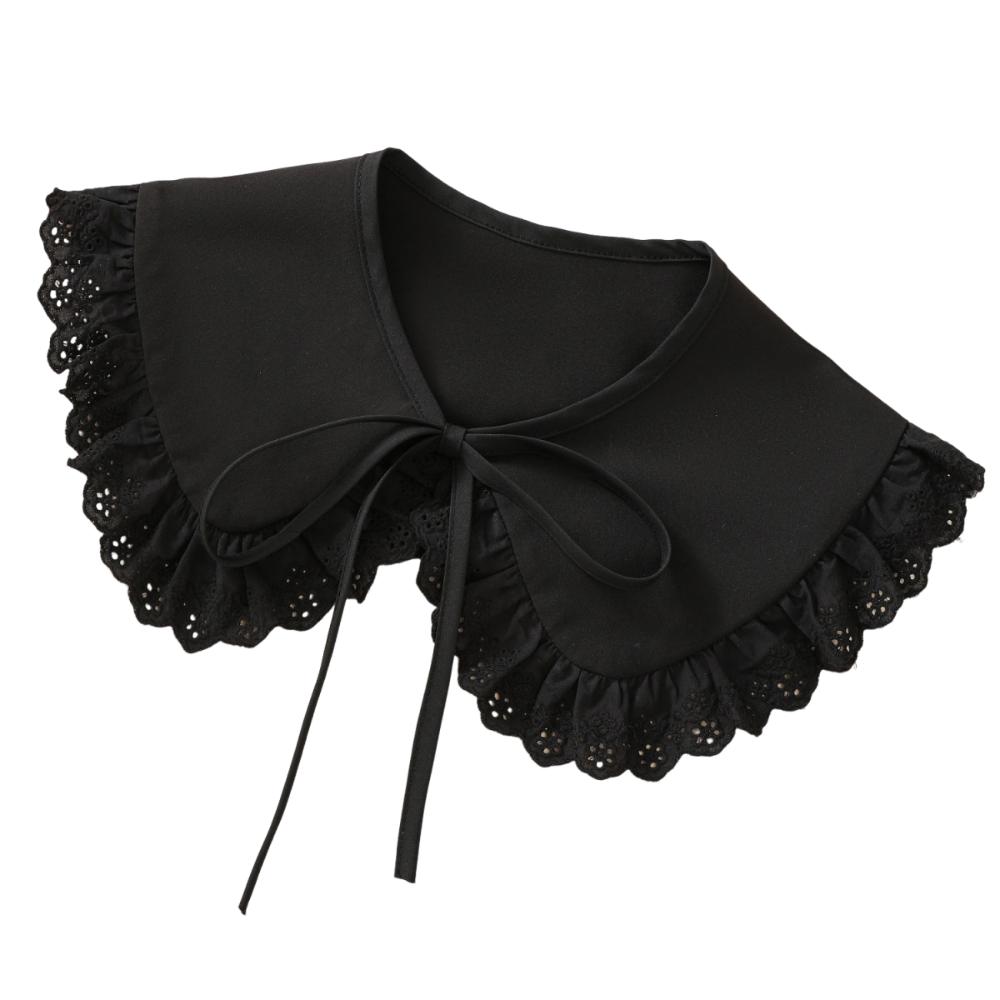 Adjustable Lace False Collar Sweet Ruffled Shawl Fashion Detachable Collar  Women Girls