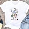 Sommer Damen Süßes Bedrucktes T-Shirt Koreanischer Stil Y2K Street Style Eltern-Kind-Outfit Lässiges T-Shirt Damenkleidung