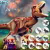 Kolekce dinosaurů z Jurského světa Tyrannosaurus Triceratops Raptor Lego kompatibilní stavebnice