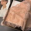 VREOVOR Niche Lace Small Scarf French Super Fairy Embroidered Headband Headscarf Korean Version Neck Women's Spring Summer Soft