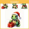 Colorful Acrylic Christmas Turtle Hanging Decoration Fun Holiday Car Accessory