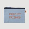 Platte Pouch (Blauw)