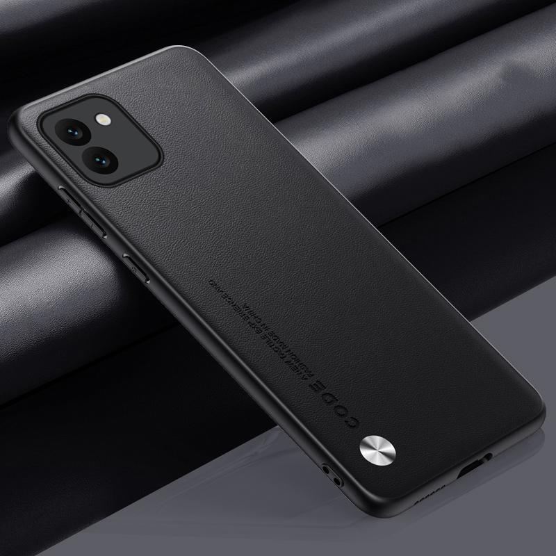Luxury PU Leather Case For Samsung Galaxy A03 Back Cover Matte Silicone Full Protection Phone Case For Samsung A03 4G Coque