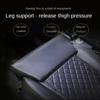 Leather Car Seat Extender Cushion Universal Foam Knee Pad Comfortable Leg Support Pillow Travel