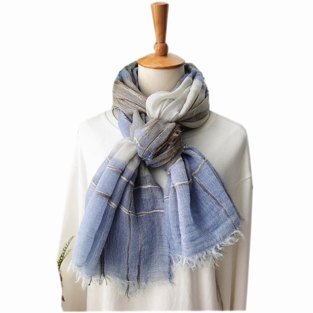 Thin wool scarf women's Morandi color autumn and winter new solid color scarf color matching shawl men's universal