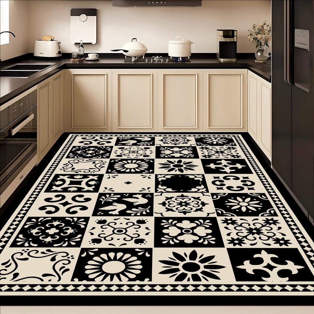 Diatomaceous earth doormat simple and elegant non-slip and wear-resistant absorbent and stain-resistant cuttable