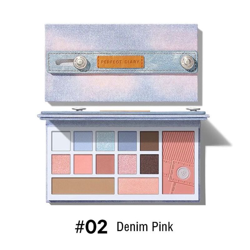 PERFECT DIARY - All-in-one Makeup Palette - Denim Pink