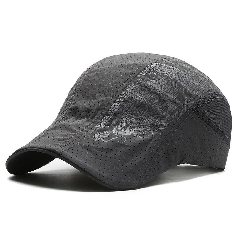 

Men s Dragon Print Quick-Dry Breathable Outdoor Cap Adjustable