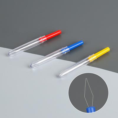 3/6pcs Needle Threader with Cover Tool Home Hand Sewing Machine Device Thread Needle Cross Plastic Stitch Sewing Accessories