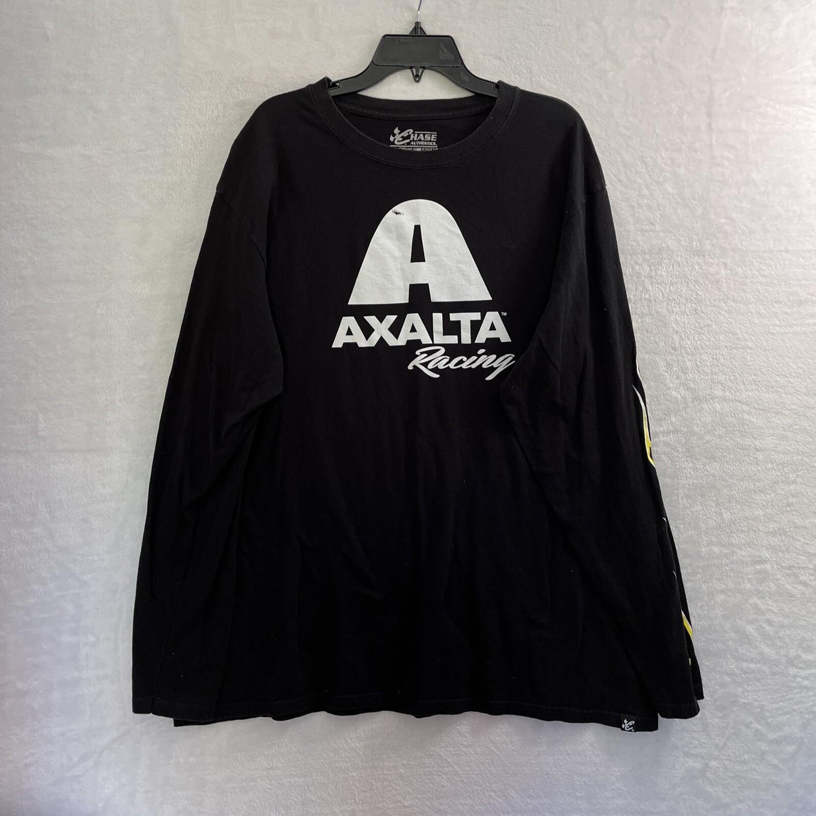 Nascar Chase Authentics T Shirt Mens 3X Axalta Racing Black Long Sleeve Pullover S разноцветный