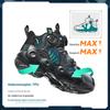 Anta Kids Asymmetrical Synthetic Leather Trendy Cool Non-Slip Wear-Resistant Lightweight Shock Absorbing Mid-Top Kids Basketball Shoes A12449901-5