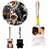 Soft Fluffy Plush Cat Keychain Plush Kitten Key Ring New Animal Doll Keychain  Backpack Accessories